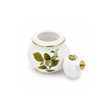 Makaibari Design 21 Piece Tea Set with Dessert/Side Plates with 24K Gold Accents