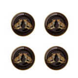 Twin Leopard Coaster Set of 4