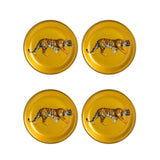 Tiger Gold Coaster Set of 4