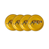 Tiger Gold Coaster Set of 4