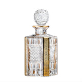 Felicia Romantic Crytal Whisky Decanter 800ml with 24k Gold Accents