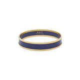 Navy & Gold Plated Bangle 1cm Small