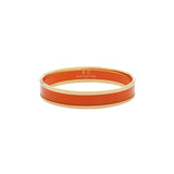 Orange & Gold Plated Bangle 1cm Small