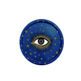 Evil Eye Round Birchwood Tray