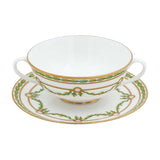 Green Garland Soup Cup & Saucer