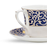 Stewart Tall Tea Cup and Saucer Set