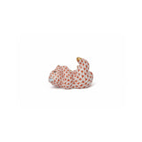 Polar Bear Figurine Hand Painted 24K Gold Accents