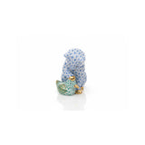 Kitten & Duckling Figurine Hand Painted 24K Gold Accents