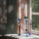 Helen Hand Cut Crystal Candle Holder