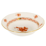 Chinese Bouquet Apponyi Rust Oatmeal Bowls