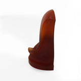 Hand Made Fine Crystal Ganesh - Orange 25 Cm