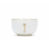 Apponyi Rust Tea Cup Hand Painted 24K Gold Accents 200 ml