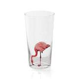 Flamingo Small High Ball Clear Glass