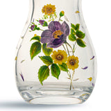 Lavender Clear Vase