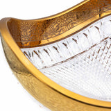 Felicia Romantic Large Centre Piece Footed 30.5 cm - Gold Finish