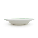 Celadon Border Audley Scalloped Rim Soup Bowl 9"