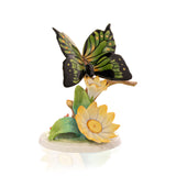 Flowers With Butterfly Figurine