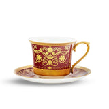 Florette Ruby Tall Tea Cup and Saucer