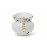 Purple Garland Cornflowers Creamer Hand Painted 24K Gold Accents