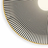 Lustre Stripped Dinner Plate