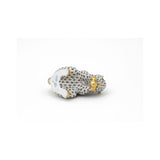 Baby Squirrel Figurine Hand Painted 24K Gold Accents