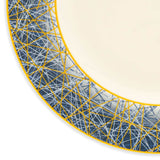 Abstract Border Dessert Plate