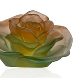 Green And Orange Crystal Rose