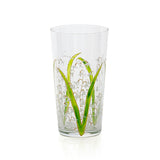 Lilly Of The Valley Clear Highball Tumbler Set