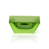 Emerald Green Ashtray Cut Beryl Happy