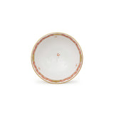 Apponyi Rust Katori Bowl Hand Painted 24K Gold Rim 11 cm