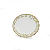 Green Garland Oval Platter 34 cm