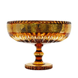 Kompot Centerpiece Hand Cut Crystal 24K Gold 35.5 Cm