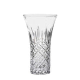 Royal Scot Crystal Belvedere Large Hand-Cut Crystal Flared Vase; 12 inches