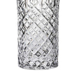 Royal Scot Crystal Belvedere Large Hand-Cut Crystal Flared Vase; 12 inches