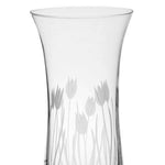 Royal Scot Crystal Wild Tulip Crystal Lily Vase; 9 inches