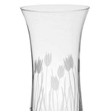 Royal Scot Crystal Wild Tulip Crystal Lily Vase; 9 inches
