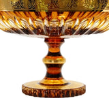 Kompot Centerpiece Hand Cut Crystal 24K Gold 35.5 Cm