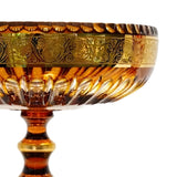 Kompot Centerpiece Hand Cut Crystal 24K Gold 35.5 Cm