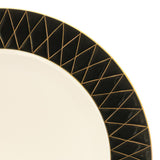 Babos Black And Gold Serving Plate