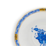 Chinese Bouquet Apponyi Blue Tea Saucer