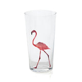 Flamingo Small High Ball Clear Glass