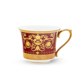 Florette Ruby Tall Tea Cup and Saucer