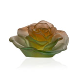 Green And Orange Crystal Rose