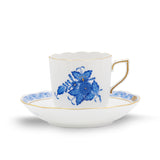 Chinese Bouquet Apponyi Blue Coffee Cup