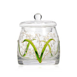 Lilly Of The Valley Clear Jam Pot