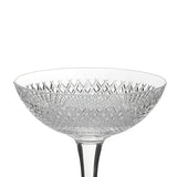 Crystal Six Design Champagne Saucer