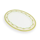 Green Garland Oval Platter 39 cm