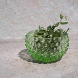 Hobnail Small Bowl Light Green 11.5Cm