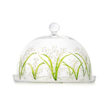 Lilly Of The Valley Large Cake Clear Stand With Cover