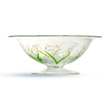 Hand Painted Crystal Footed Bowl